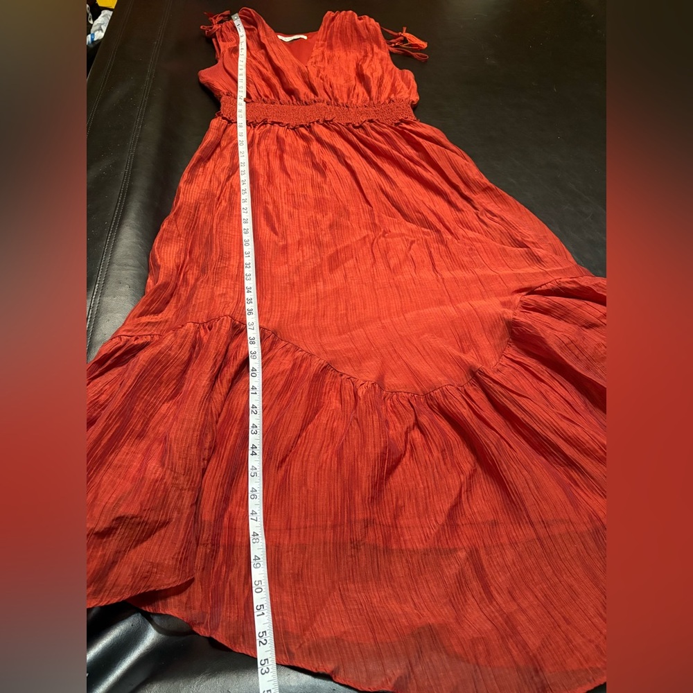 Taylor V-Neck decorated sleeves Maxi Dress size L - Picture 12 of 13